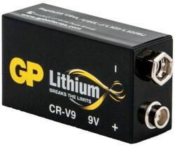 GP Batteries 9V-os elem, lítium, 9V, 800 mAh, GP CR-9V 6LR61, 6LR21, 6AM6, 6LP3146, MN1604, A1604, E Block, LR22