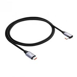 Akyga Cablu USB 2.0 type C la USB type C drept/unghi 60W 1m, Akyga AK-USB-54 (AK-USB-54)