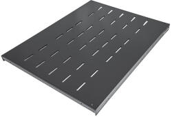 MANHATTAN Rackszekrény polc - 712576 (19", 1U, fix, 600 mm mély, fekete) (712576) - bbmarket