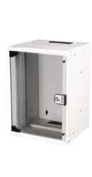 Equip Fali Rackszekrény - EWM-09-3030-B (10", 9U, 300x300mm, lapra szerelt, szürke) (EWM-09-3030-G)