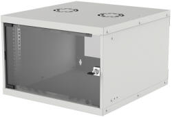 Manhattan Rackszekrény - 19" fali kivitel (6U, 353 (h) x 540 (w) x 400 (d) mm, IP20, Flatpack, Szürke) (714150) - bbmarket