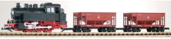 Piko 37100 Kezdőkészlet, BR 80 gőzmozdony teherkocsikkal, DB III (4015615371007)