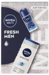 Nivea férfi ajándékcsomag Fresh (Tusfürdő 250ml+Roll-On 50ml