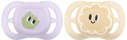 Philips Suzete Philips Avent Ultra Start - 0-2 luni, 2 buc, ochii (SCF075/03)