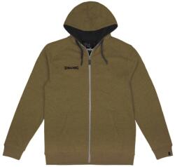Spalding Flow Hoody Zipper Jacket Kapucnis melegítő felsők 40221511-khaki Méret L - top4sport