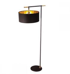 Elstead Lighting Lampadar Balance, 1xE27, H161, 6 cm, L45, 5 cm, metal negru nichel, abajur textil negru (BALANCE-FL-BKPB)