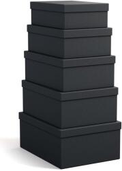 Bigso Box of Sweden tároló dobozok Joel 5 db - szürke Univerzális méret