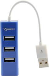 SBOX USB HUB, Blue (H-204BL)