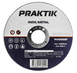 Praktik Vágókorong 125x1, 0 inox/ p002 (62414P002)