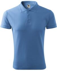 MALFINI Férfi galléros póló Pique Polo - Égszínkék | 2XL (2031517)
