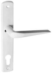  SB ajtókilincs 410 + ajtócím 90mm normál cilinderlyukas fehér (3986640)