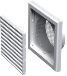  Vents MV 123/125 VS műanyag szellőzőrács fehér szögletes ívelt (6623)