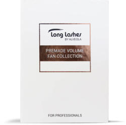 Long Lashes 3D Premium Promade Volume Fans C/0, 07 9mm (LLPRE3DC07009)