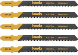  KWB Profi szúrófűrészlap, finom, fog távolság 2, 5 mm, 100 x 77mm, 2db-os (49610125)