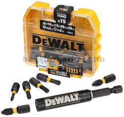 DEWALT FLEXTORQ 16 db-os csavarhúzókészlet ütésálló behajtóval, tárolódobozban (DT70577T-QZ) (DT70577T-QZ)