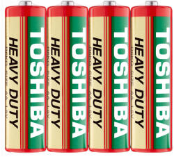 Toshiba HEAVY DUTY R6 AA 1, 5 V fólia 4db cink-szén elem (TOSBAT0335A)