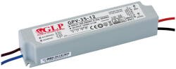 GLP FESZÜLTSÉG LED tápegység 24V 36W 1.5A GPV-35-24 GLP IP67 HERMETIC (ZASSY0373E)