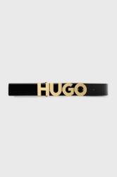 HUGO bőr öv fekete, női - fekete 70 - answear - 30 990 Ft