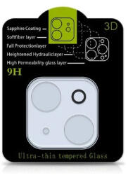 Apple 14 üvegfólia, tempered glass, 3D, edzett, lencsevédő, kamera védő