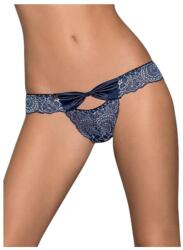 Obsessive Auroria - masnis hímzett női bugyi (kék)