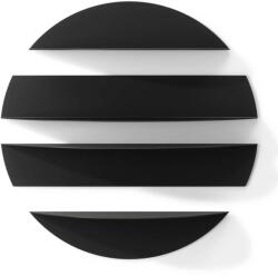 Umbra fali polcok készlete 4 db - fekete Univerzális méret