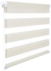 Woltu 80 X 150 cm sávos roló, dupla roló, zebra roló, fúrás nélkül, bükk - mindentjoaron