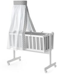 Vicco Vitalispa babaágy, 100 cm, fehér-szürke - mindentjoaron