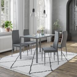  Vicco Grand étkezőszék szett, 4 db, szürke