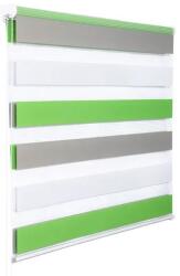 Woltu 55×150 cm sávos roló, dupla róló, zebra roló, 3 színű, fúrás nélkül - mindentjoaron