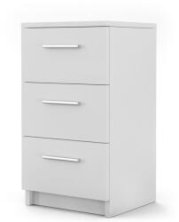 Vicco éjjeliszekrény, 3 fiókos, fehér - mindentjoaron