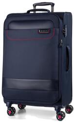 March Tourer Vászon Bőrönd Közepes Kék (M2612 Navy)