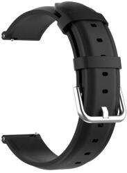 BSTRAP Leather Lux szíj Garmin Vivoactive 5, black