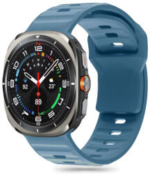 Tech-Protect Silicone Line szíj Samsung Galaxy Watch Ultra 47mm, montego blue