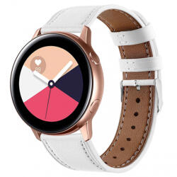 BSTRAP Leather Italy szíj Xiaomi Amazfit Bip, white (SSG012C0205)