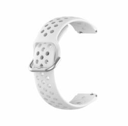 BSTRAP NEOGO SmartWatch Glam / Glam 2 Silicone Dots szíj, White (SGA007C0201)