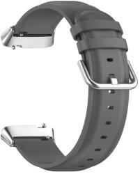 BSTRAP Leather szíj Xiaomi Redmi Watch 3 Active / Lite, gray