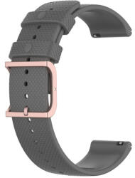 BSTRAP Silicone Rain szíj Garmin Vivoactive 5, dark gray
