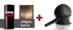 Cover Hair Volume hajdúsító, 30 g, világos barna + szórófej - hajpatika