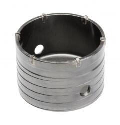 Högert Technik HT6D487 Keményfém hegyű magfúrók betonhoz 80 mm, CrV40 acél, YG-11C keményfém fogak (HT6D487)