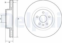 DELPHI féktárcsa DELPHI BG9220C (BG9220C)