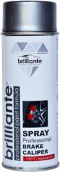 BRILLIANTE Vopsea Spray Argintiu Pentru Etriere Frane (Ral 9006) 400Ml Brilliante