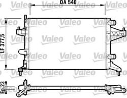 VALEO hűtő, motorhűtés VALEO 732825 (732825)