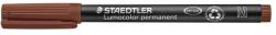 STAEDTLER Alkoholos marker, OHP, 1 mm, STAEDTLER Lumocolor® 317 M , barna (317-7)