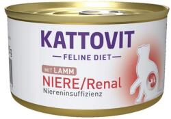 KATTOVIT Feline Diet mit Lamm Niere/Renal 85g (bárányos, vesebeteg cicáknak)