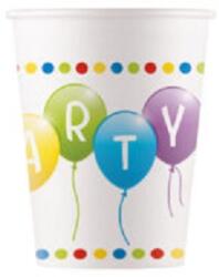 Procos Poharak Happy Birthday 200ml/8db papír