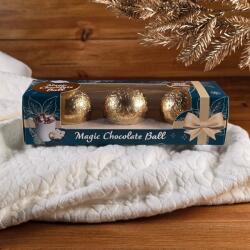 Magic Chocolate Ball - 3 db-os Mályvacukorral töltött forrócsoki golyó szett