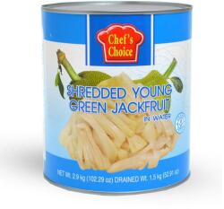 Chef's Choice jackfruit konzerv zöld gasztro apróra vágott 2, 9kg