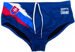 BornToSwim Férfi úszónadrág BornToSwim SVK Brief Blue XL