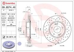 BREMBO féktárcsa BREMBO 09.9574. 4X (09.9574.4X)
