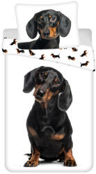 Jerry Fabric Kutyás Dachshund ágyneműhuzat 140×200cm, 70×90 cm JFK037829 (JFK037829)